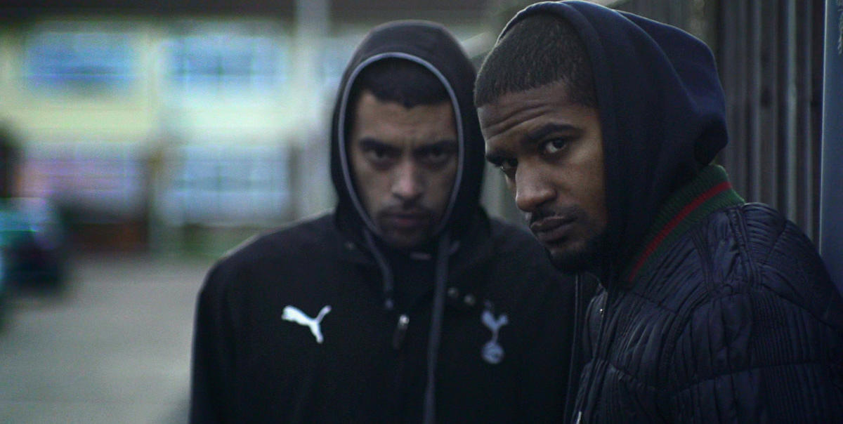 A still of Marcus Knox-Hooke and Kurtis Henville, from the documentary The Hard Stop.